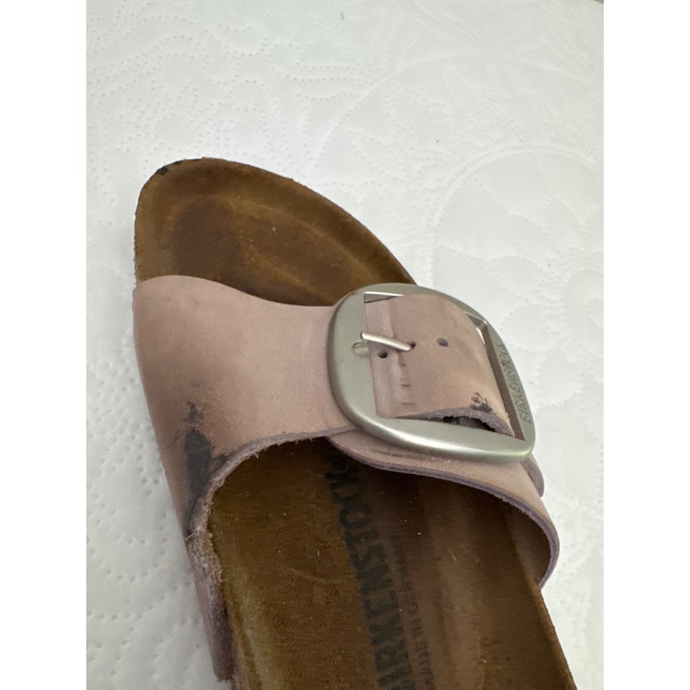 Birkenstock Madrid Single Strap Big Buckle Comfort Sandals Lavender Size 39 - Picture 6 of 13